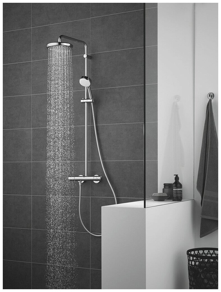 Верхний душ Grohe Tempesta 210 26409000 хром купить в интернет-магазине сантехники Sanbest