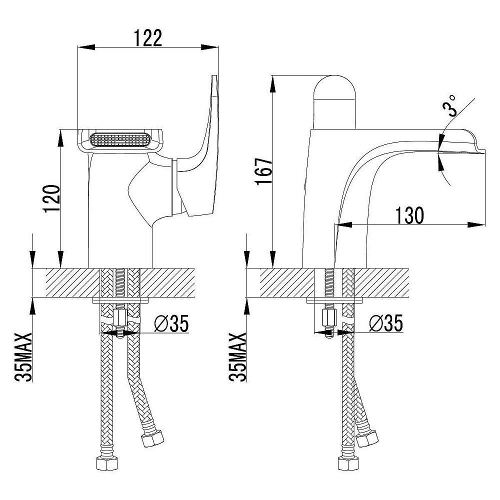 Смеситель для раковины Lemark Shift LM4346C купить в интернет-магазине сантехники Sanbest
