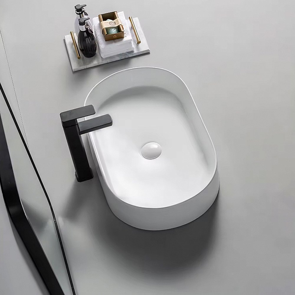 Раковина Oliveeka Bowl 55 9025 белая купить в интернет-магазине Sanbest