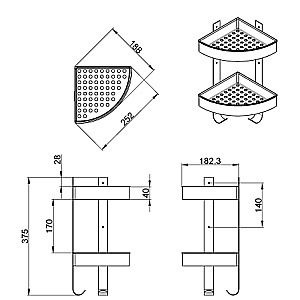 Инсталляция для унитаза Azario AZ-8010-1000 купить в интернет-магазине сантехники Sanbest