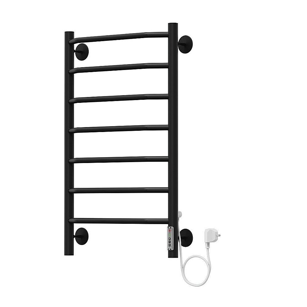 Полотенцесушитель электрический Terminus Виктория П7 450x750 черный купить в интернет-магазине сантехники Sanbest