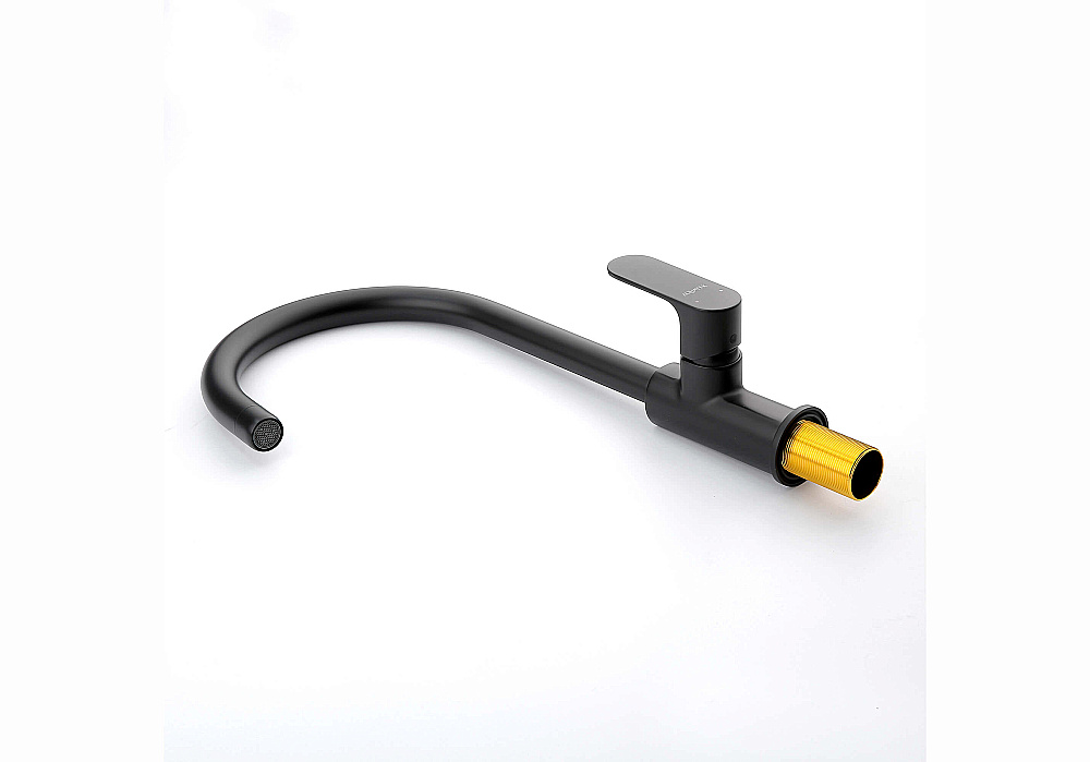 Смеситель для кухни Aquatek Альфа AQ1982MB черный матовый купить в интернет-магазине сантехники Sanbest