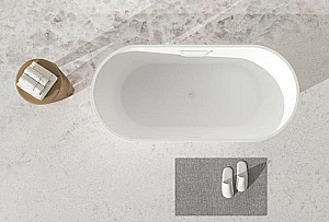 Ванна Cezares COMFORT 170x75 CZR-COMFORT-170-75-53-SSB-HND белая матовая купить в интернет-магазине Sanbest