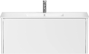 Тумба с раковиной и столешницей Allen Brau Gravity 120 1.370015.WM белая матовая для ванной в интернет-магазине Sanbest