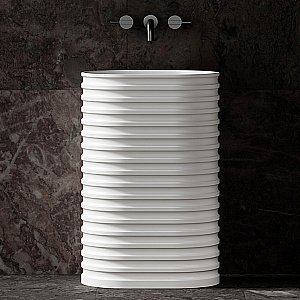 Раковина Abber Stein AS2550-H белая матовая купить в интернет-магазине Sanbest