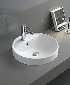 Раковина Ceramalux N 47 7067A белая купить в интернет-магазине Sanbest