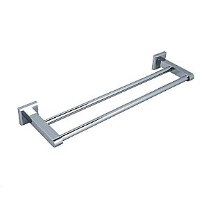 Полотенцедержатель двойной WONZON & WOGHAND STILL, Хром (WW-6611) купить в интернет-магазине сантехники Sanbest