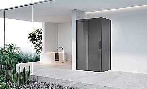 Душевой уголок Vincea Como-N VSR-4CN1014CGB 140x100 профиль черный/стекло тонированное купить в интернет-магазине Sanbest