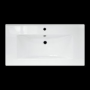 Раковина Sanita luxe Quadro 90 QDR90SLWB01 белая купить в интернет-магазине Sanbest