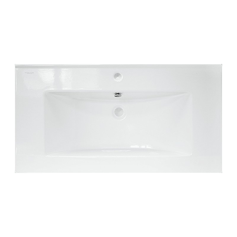 Раковина Sanita luxe Quadro 90 QDR90SLWB01 белая купить в интернет-магазине Sanbest