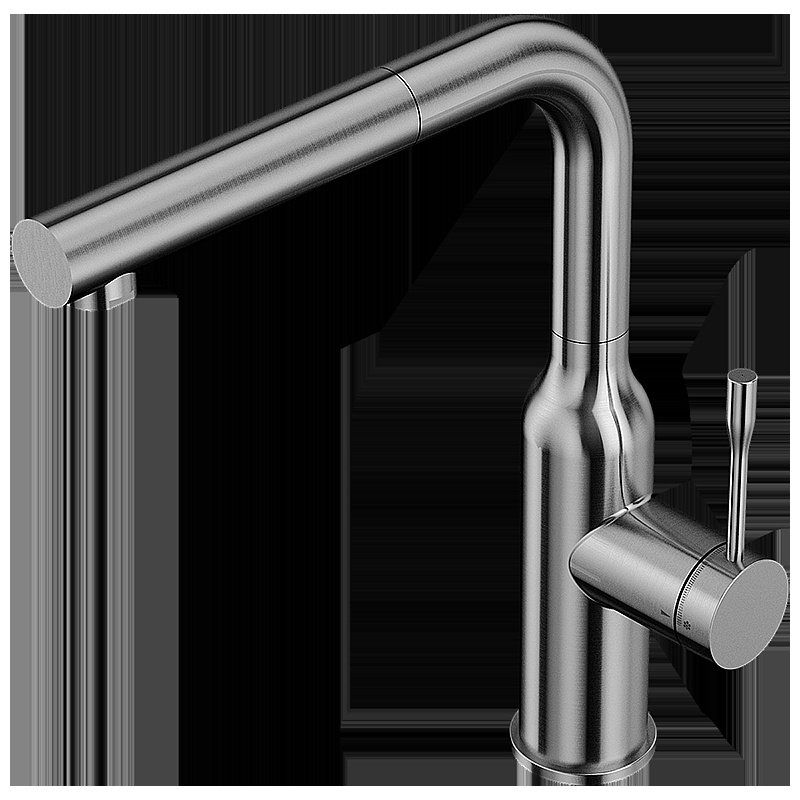 Смеситель для кухни Elghansa Kitchen 56A1926-Steel нержавеющая сталь купить в интернет-магазине сантехники Sanbest