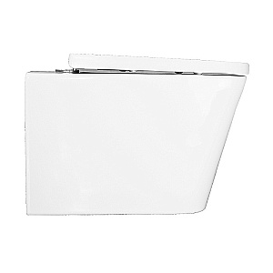 Унитаз подвесной Azario Nova AZ-2216 белый, безободковый, с крышкой микролифт купить в интернет-магазине Sanbest