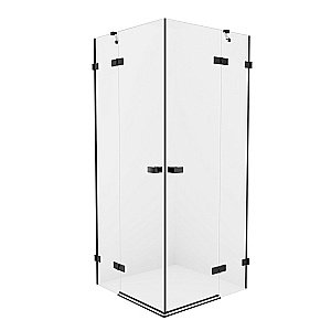 Душевой уголок NEW TRENDY AVEXA BLACK EXK-1842 110x80 стекло прозрачное/профиль черный купить в интернет-магазине Sanbest