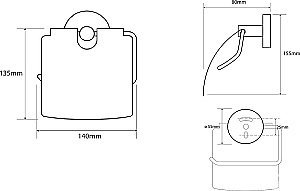 Держатель для туалетной бумаги Bemeta Omega 104112012R хром купить в интернет-магазине сантехники Sanbest