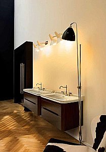 Раковина Kerasan Waldorf 80 4141K1bi*3+811391oro белая, заглушка золото купить в интернет-магазине Sanbest