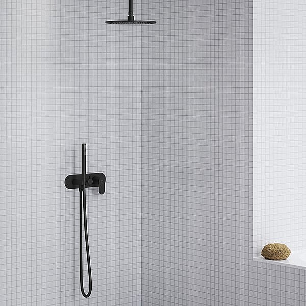 Смеситель для душа Ravak Eleganta X070300 черный матовый купить в интернет-магазине сантехники Sanbest