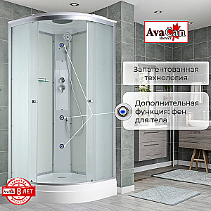 Душевая кабина AvaCan C Серия C2010 100х100 стандартная купить в интернет-магазине Sanbest