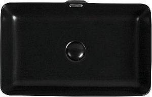 Раковина накладная Aquanet Perfect-3-MB 55 273676 черная матовая купить в интернет-магазине Sanbest