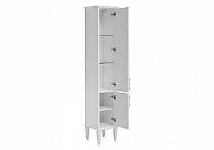 Пенал Aquanet Бостон 36 М белый для ванной в интернет-магазине сантехники Sanbest