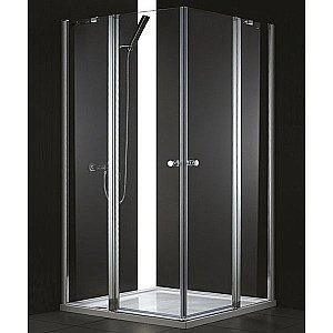 Душевой уголок Cezares Elena 100х100 ELENA-A-22-100-C-Cr стекло прозрачное/профиль хром купить в интернет-магазине Sanbest
