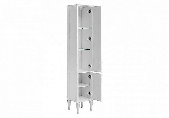 Пенал Aquanet Бостон 36 М белый для ванной в интернет-магазине сантехники Sanbest