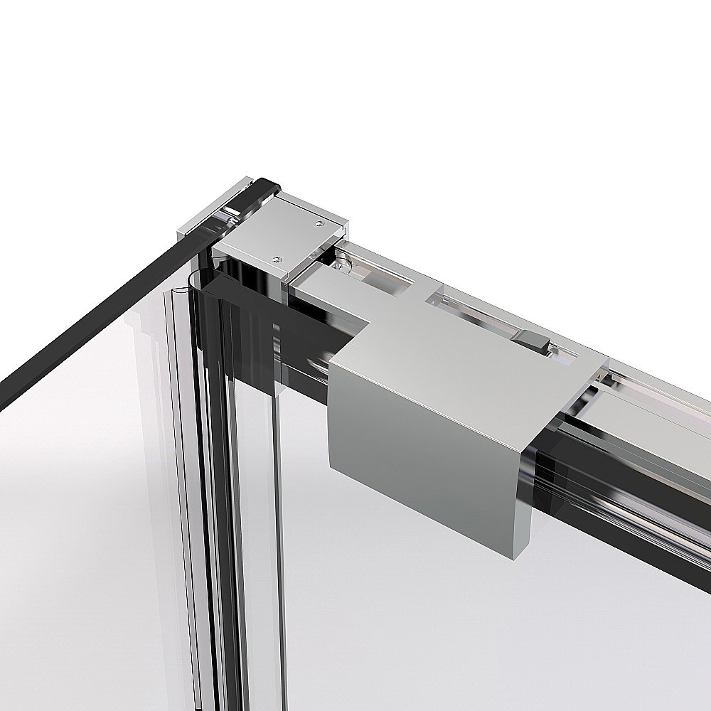 Душевой уголок Vincea Stella 120х100 VSR-1ST1012CL стекло прозрачное/профиль хром купить в интернет-магазине Sanbest