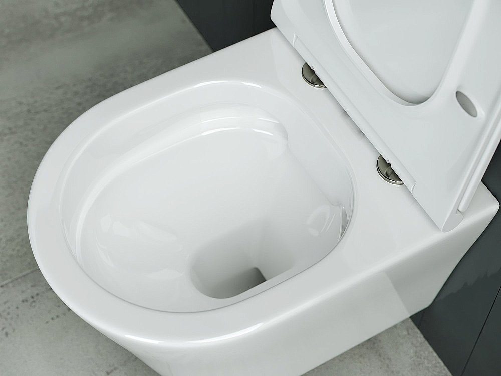 Унитаз подвесной Ceramica Nova FORMA Rimless CN3011 безободковый, с крышкой микролифт купить в интернет-магазине Sanbest