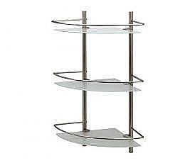 Полка стеклянная тройная WasserKRAFT Ammer К-3733 купить в интернет-магазине сантехники Sanbest