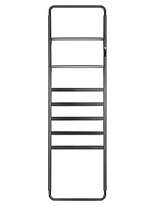 Полотенцесушитель электрический WONZON & WOGHAND DÜSSELDORF, Темный графит (WW-A205-GM) купить в интернет-магазине сантехники Sanbest