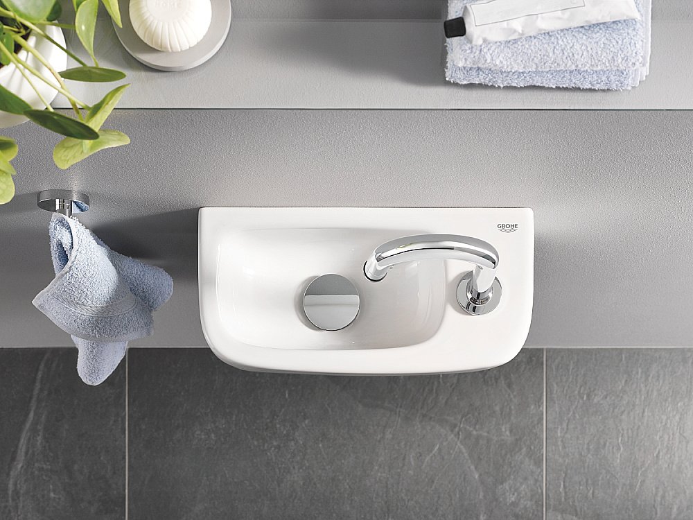 Раковина подвесная Grohe Euro Ceramic 37 39327000 белая купить в интернет-магазине Sanbest