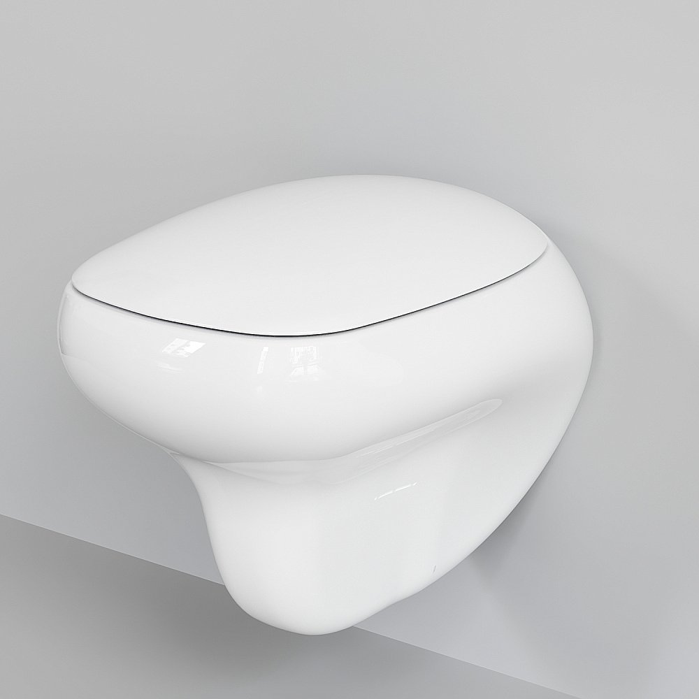 Унитаз подвесной Ambassador Diamond 123T20001R безободковый, белый купить в интернет-магазине Sanbest