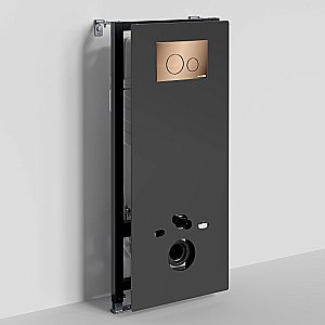 Система инсталляции для унитаза WasserKraft Abens 20TLT.010.ME.BL.RG02 с кнопкой розовое золото купить в интернет-магазине сантехники Sanbest