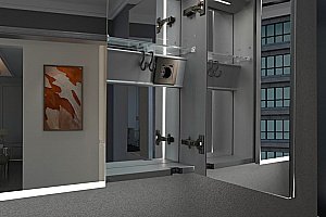 Зеркальный шкаф Esbano ESMT3812D 120х70 купить в интернет-магазине сантехники Sanbest