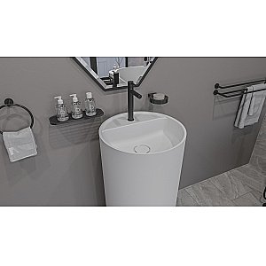 Раковина напольная WhiteCross PANTHEON 43 0708.043043.200 белая матовая купить в интернет-магазине Sanbest