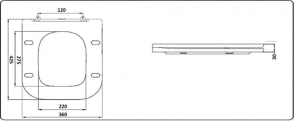 Унитаз напольный CeramaLux 1218A белый, безободковый, с бачком, с крышкой микролифт купить в интернет-магазине Sanbest