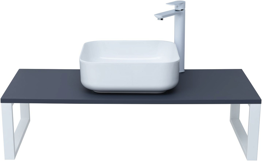 Столешница для раковины Aquanet Арт 100 маренго для ванной в интернет-магазине сантехники Sanbest