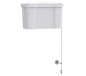 Бачок для унитаза Burlington C5 BNKL 51 ручка никель/белая купить в интернет-магазине сантехники Sanbest