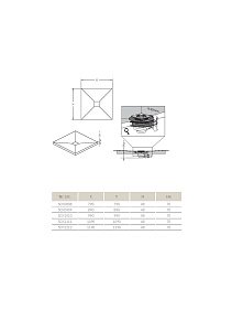 Душевая плита Radaway с компактным трапом 109x109 купить в интернет-магазине Sanbest