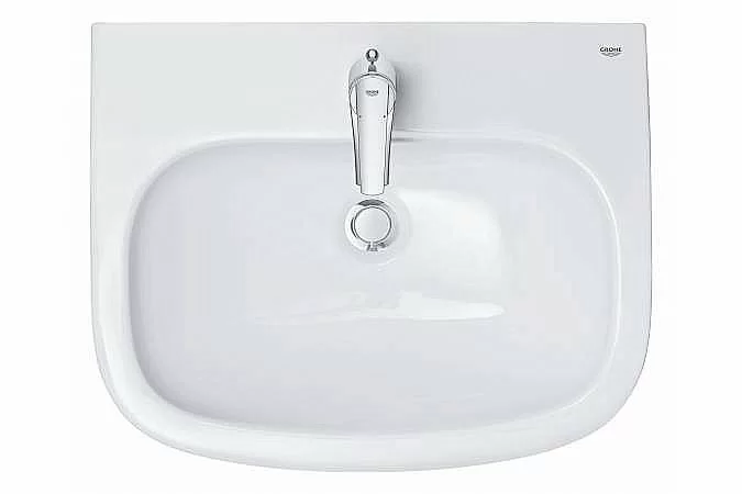 Раковина с полупьедесталом Grohe Euro Ceramic GR2004-2 60 альпин-белая купить в интернет-магазине Sanbest