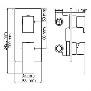 Смеситель для душа WasserKRAFT Abens 2071 купить в интернет-магазине сантехники Sanbest