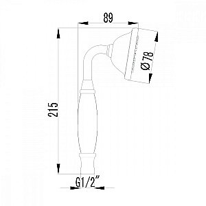 Душевая лейка Lemark LM8007C купить в интернет-магазине сантехники Sanbest