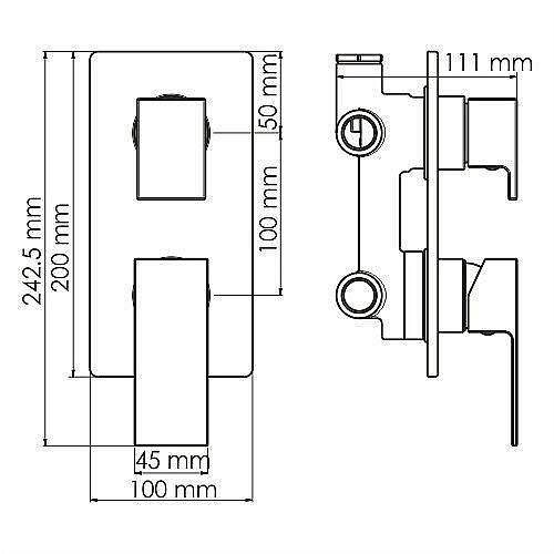 Смеситель для душа WasserKRAFT Abens 2071 купить в интернет-магазине сантехники Sanbest