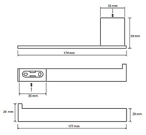 Держатель для туалетной бумаги Bemeta VIA 135012022L купить в интернет-магазине сантехники Sanbest