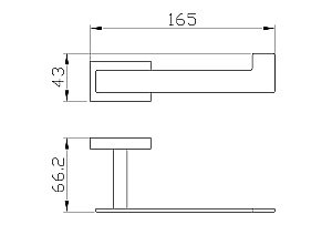 Держатель для туалетной бумаги без крышки WONZON & WOGHAND FLAT, Хром (WW-9716) купить в интернет-магазине сантехники Sanbest
