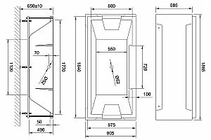 Акриловая ванна Royal Bath TRIUMPH RB665102K 185х87 белая купить в интернет-магазине Sanbest