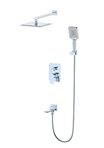 Душевая система встраиваемая WONZON & WOGHAND DIAMOND, Хром (WW-88939011-CR) купить в интернет-магазине сантехники Sanbest