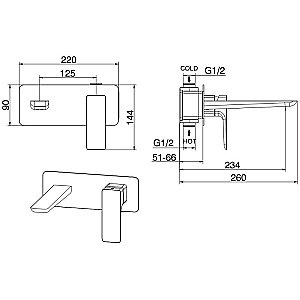 Смеситель для раковины Allen Brau Infinity Kerox 5.21003.00 Хром купить в интернет-магазине сантехники Sanbest