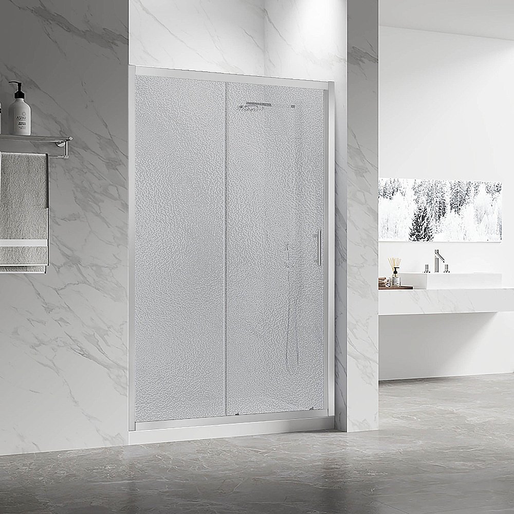 Душевая дверь Veconi Vianno VN55-100-02-C8 100 стекло pear/профиль хром купить в интернет-магазине Sanbest