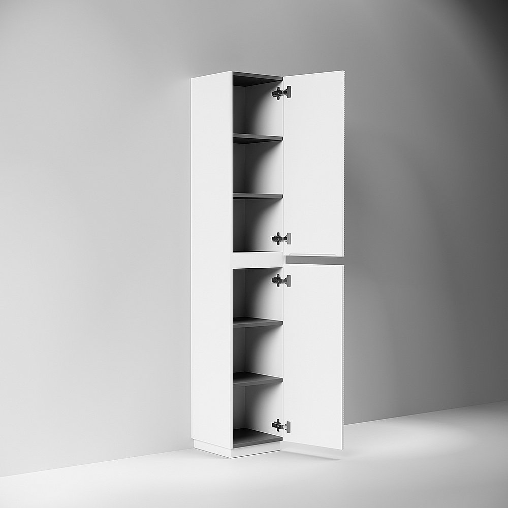 Шкаф-пенал напольный Sancos Folk Floor PFL35FW белый для ванной в интернет-магазине сантехники Sanbest