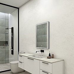 Зеркало Континент Frame Black ЗЛП948 60x80 в ванную от интернет-магазине сантехники Sanbest